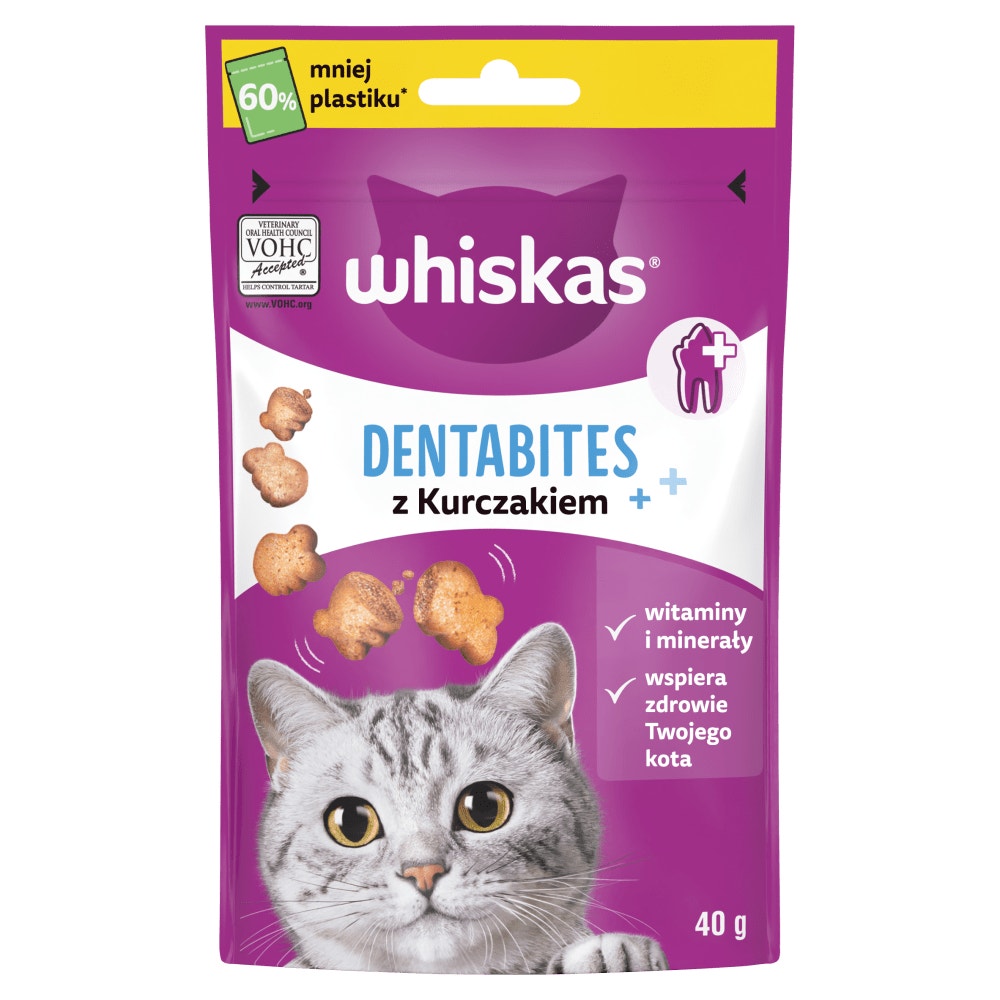 WHISKAS® Dentabites przysmak dentystyczny dla kota 50g - 1