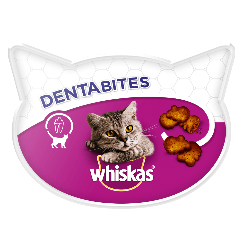 WHISKAS® Dentabites z kurczakiem - dentystyczny przysmak dla kota 40g - 1