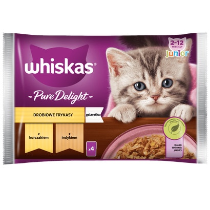 Pure Delight Junior Drobiowe Frykasy w galaretce