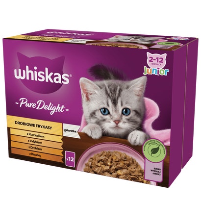 Pure Delight Junior Drobiowe Frykasy w galaretce