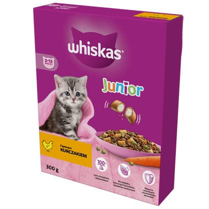 Junior Sucha karma z Pysznym kurczakiem